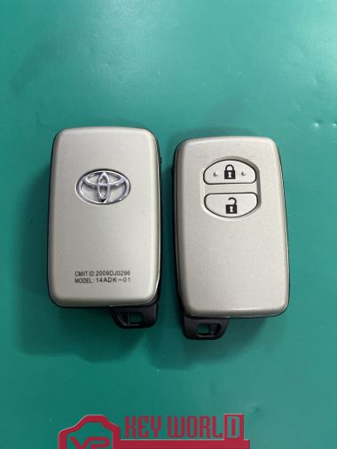 VỎ TOY CAMRY SMART 2 NÚT  THẲNG ( TRẮNG )